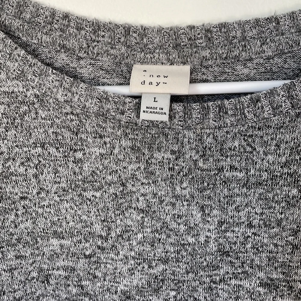 a new day grey sweater